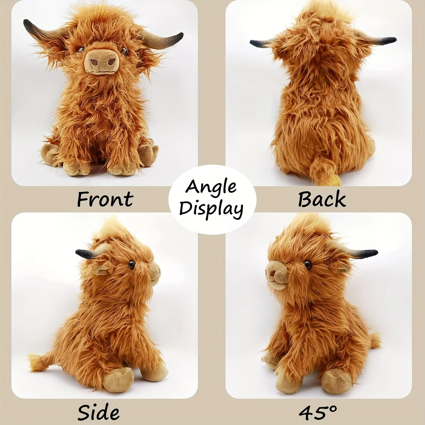 Peluche Vache Highland
